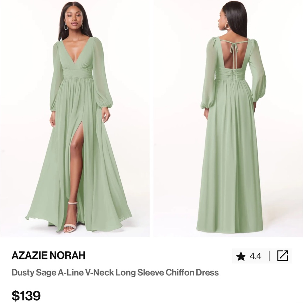 Azazie Norah Size A16 hemmed